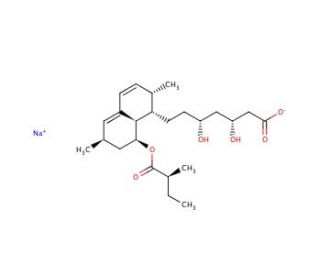 Lovastatin Hydroxy Acid, Sodium Salt (CAS 75225-50-2) - chemical structure image
