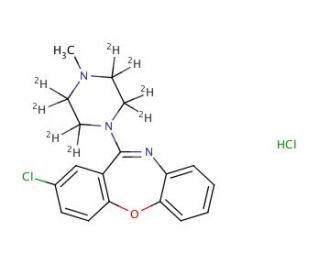 Loxapine-d8 Hydrochloride (CAS 1246820-19-8) - chemical structure image
