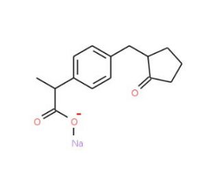 Loxoprofen sodium (CAS 80382-23-6) - chemical structure image