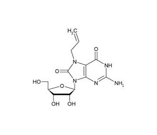 Loxoribine (CAS 121288-39-9) - chemical structure image