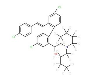 Lumefantrine-d18 (CAS 1185240-53-2) - chemical structure image