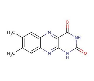 Lumichrome (CAS 1086-80-2) - chemical structure image