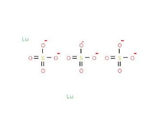 Lutetium(III) sulfate (CAS 14986-89-1) - chemical structure image
