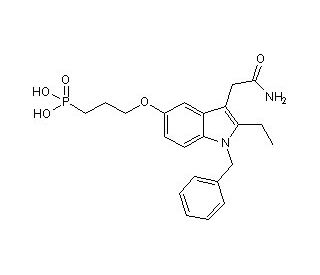 LY 311727 (CAS 164083-84-5) - chemical structure image