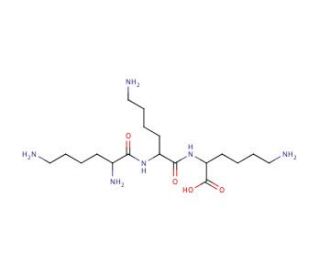 Lys-Lys-Lys (CAS 13184-14-0) - chemical structure image