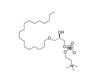 Lyso-PAF (C18) (CAS 74430-89-0) - chemical structure image