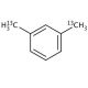 m-Xylene-dimethyl-13C2 (CAS 117713-57-2) - chemical structure image