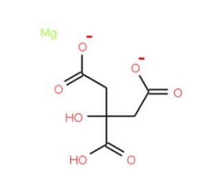 Magnesium citrate (CAS 7779-25-1) - chemical structure image