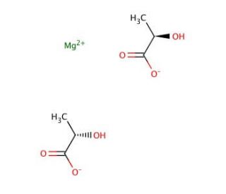 Magnesium L-lactate (CAS 18917-93-6) - chemical structure image
