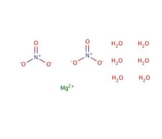 Magnesium nitrate hexahydrate (CAS 13446-18-9) - chemical structure image