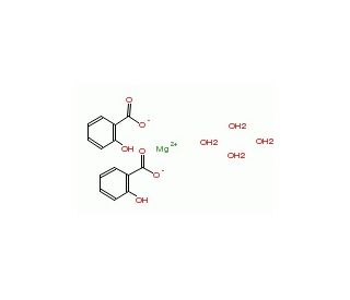 Magnesium salicylate tetrahydrate, tech. (CAS 18917-95-8) - chemical structure image