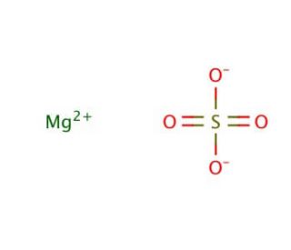 Magnesium sulfate (CAS 22189-08-8) - chemical structure image