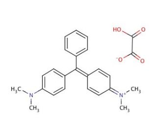 Malachite Green oxalate salt (CAS 2437-29-8) - chemical structure image