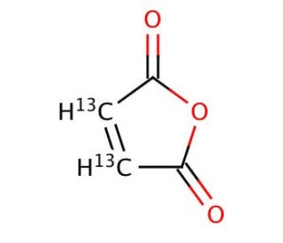 Maleic anhydride-2,3-13C2 (CAS 41403-35-4) - chemical structure image