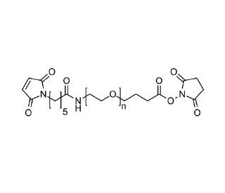 Maleimide-PEG-NHS-5000 (CAS 25322-68-3) - chemical structure image