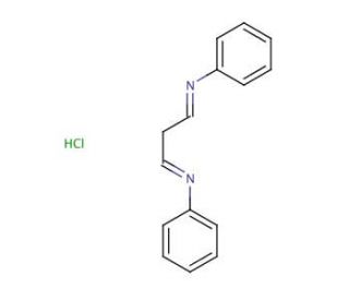 Malonaldehyde bis(phenylimine) monohydrochloride (CAS 123071-42-1) - chemical structure image