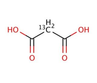 Malonic acid-2-13C (CAS 55514-11-9) - chemical structure image