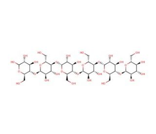 Maltohexaose (CAS 34620-77-4) - chemical structure image