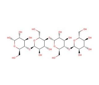 Maltotetraose (CAS 34612-38-9) - chemical structure image
