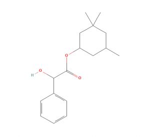 Mandelic acid 3,3,5-trimethylcyclohexyl ester - chemical structure image