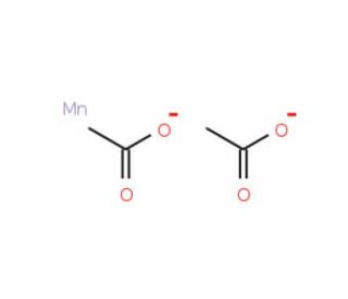 Manganese(II) Acetate, Anhydrous (CAS 638-38-0) - chemical structure image