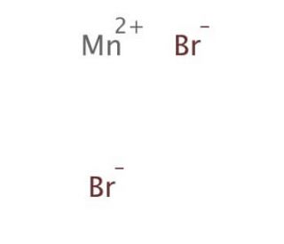 Manganese(II) Bromide, Anhydrous (CAS 13446-03-2) - chemical structure image