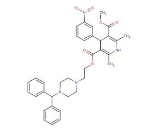 Manidipine (CAS 89226-50-6) - chemical structure image