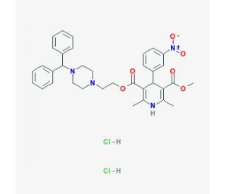 Manidipine dihydrochloride (CAS 89226-75-5) - chemical structure image