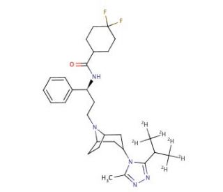 Maraviroc-d6 - chemical structure image