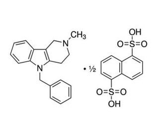 Mebhydroline 1,5-naphthalenedisulfonate salt (CAS 6153-33-9) - chemical structure image
