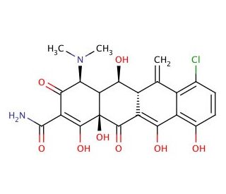 Meclocycline (CAS 2013-58-3) - chemical structure image