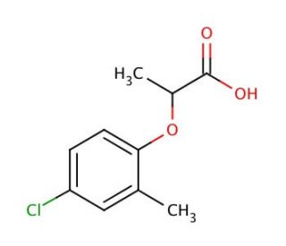 Mecoprop (CAS 7085-19-0) - chemical structure image