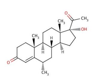 Medroxyprogesterone (CAS 520-85-4) - chemical structure image