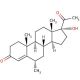 Medroxyprogesterone (CAS 520-85-4) - chemical structure image