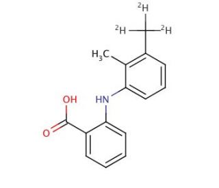 Mefenamic acid-d3 (CAS 1189707-81-0) - chemical structure image