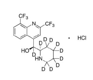 Mefloquine-d10 Hydrochloride (CAS 1217653-15-0) - chemical structure image