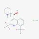 Mefloquine Hydrochloride (CAS 51773-92-3) - chemical structure image