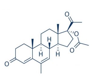 Megestrol Acetate (CAS 595-33-5) - chemical structure image