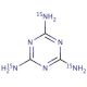 Melamine-15N3 (CAS 287476-11-3) - chemical structure image