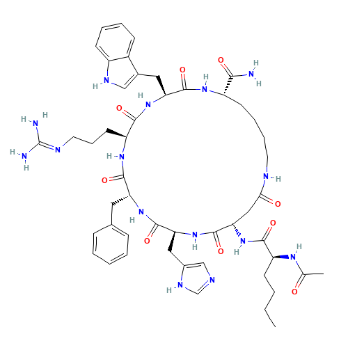 Melanotan II acetate salt | CAS 121062-08-6 (non-salt)