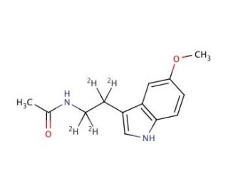 Melatonin-d4 (CAS 66521-38-8) - chemical structure image