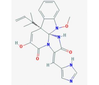 Meleagrin (CAS 71751-77-4) - chemical structure image