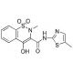 Meloxicam (CAS 71125-38-7) - chemical structure image