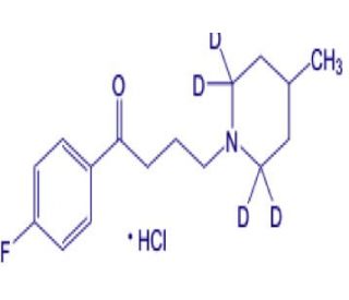 Melperone-d4 Hydrochloride (CAS 1219798-80-7) - chemical structure image