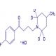 Melperone-d4 Hydrochloride (CAS 1219798-80-7) - chemical structure image