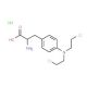 Melphalan hydrochloride (CAS 3223-07-2) - chemical structure image