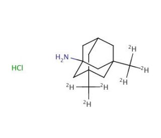 Memantine-d6, Hydrochloride (CAS 1189713-18-5) - chemical structure image