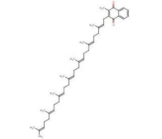 Menaquinone 7 (CAS 2124-57-4) - chemical structure image
