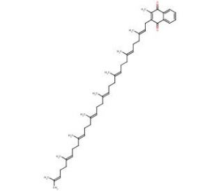 Menaquinone 8 (CAS 523-38-6) - chemical structure image