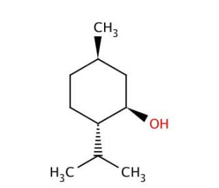 (&minus;)-Menthol (CAS 2216-51-5) - chemical structure image